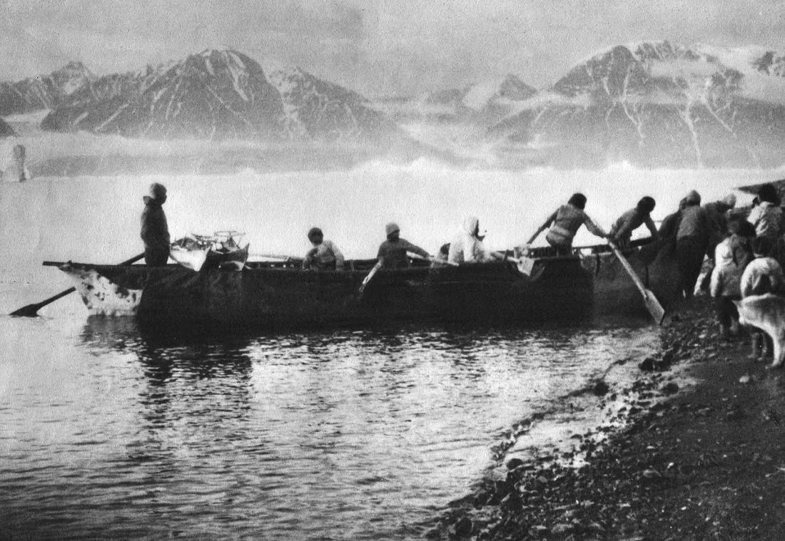 Rockwell Kent (American, 1882-1971) Print: Rockwell Kent (American, 1882-1971) Print. Greenland. Printed in 1936. 11.00 x 8.00 inches. Please be aware that all lots in our auctions are sold "AS IS," in accordance with the Terms & Conditions of