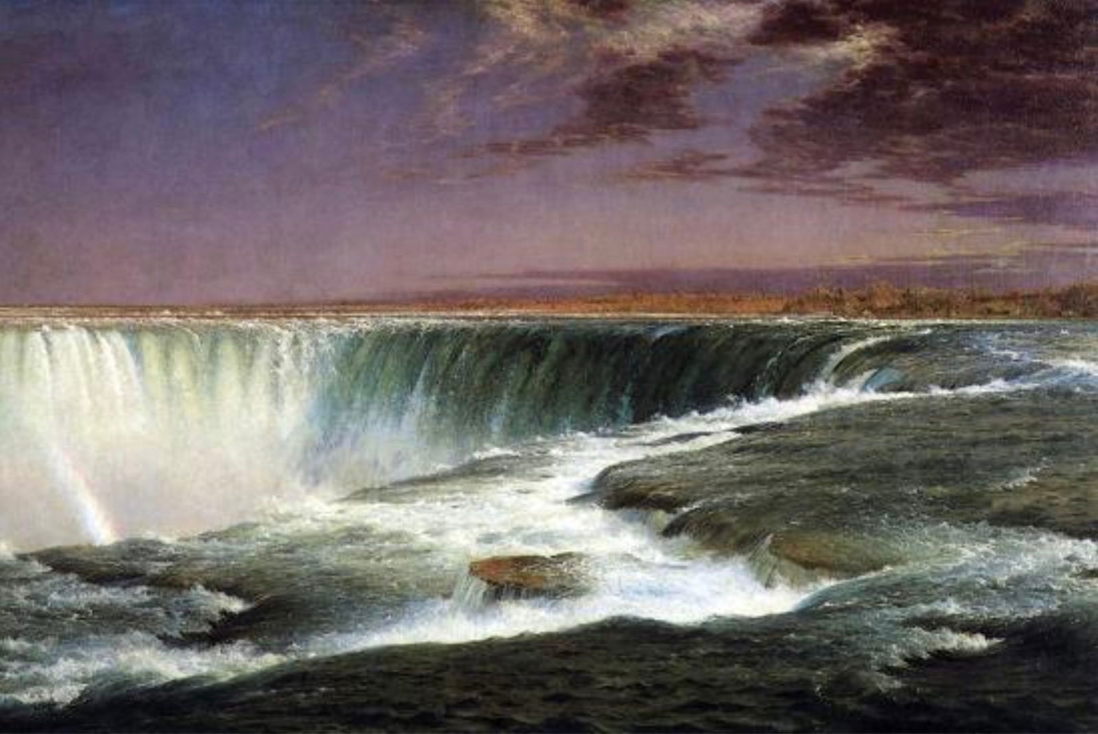 Frederic Edwin Church (American, 1826-1900) Print: Frederic Edwin Church (American, 1826-1900) Print. Niagara Wall. 15.75 x 22.00 inches. Please be aware that all lots in our auctions are sold "AS IS," in accordance with the Terms & Conditions of the