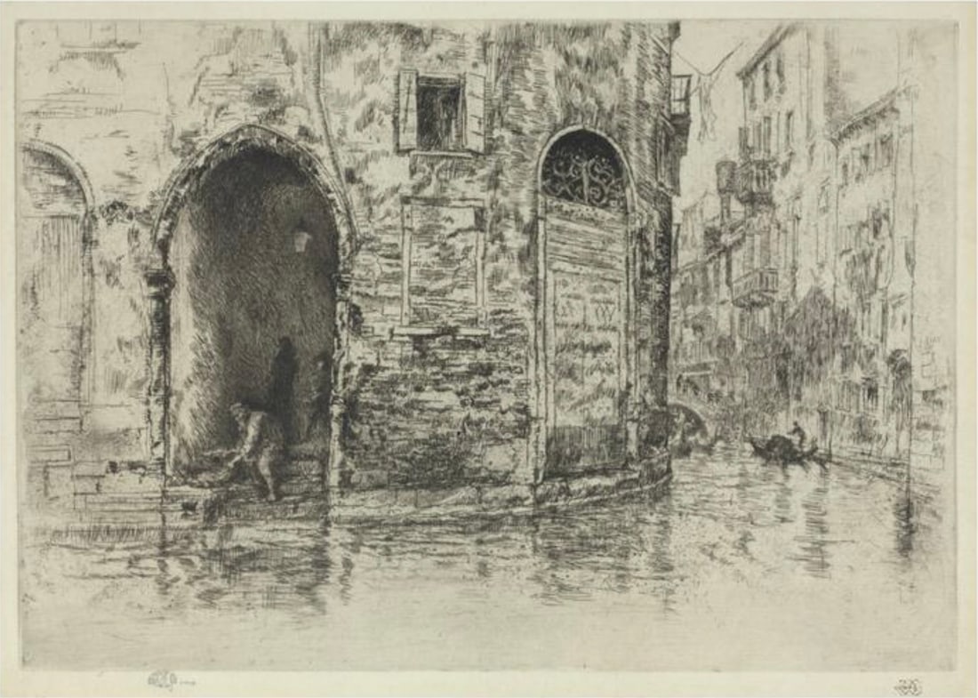 James McNeill Whistler (American, 1834-1903) Print (1 of 3)
