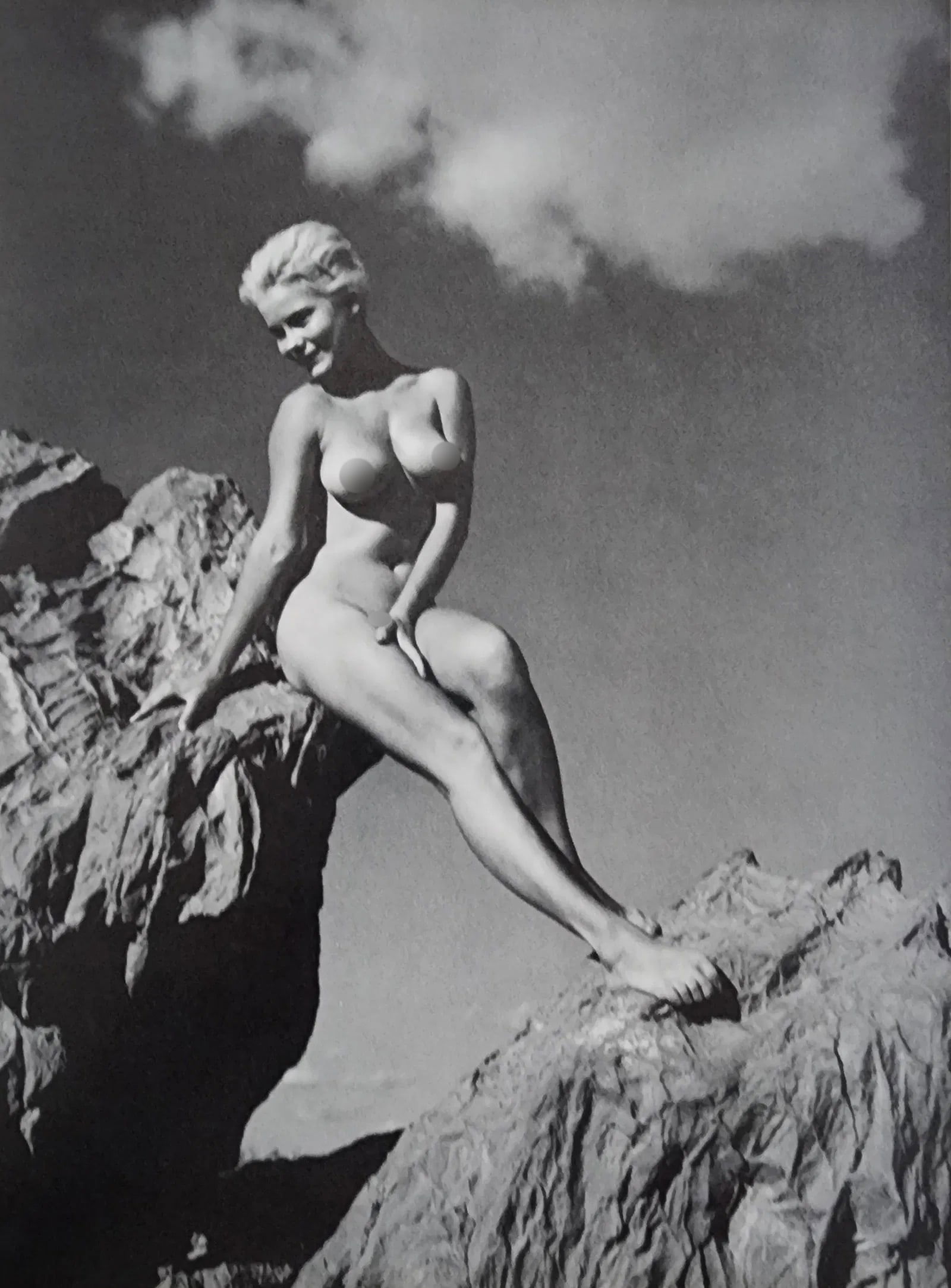 Andre de Dienes (American, 1913-1985) Print: Andre de Dienes (American, 1913-1985) Print. Sun-Warmed Nude, 1965. Printed in 1965, United Kingdom. 11.00 x 8.00 inches. Please be aware that all lots in our auctions are sold "AS IS," in accordance