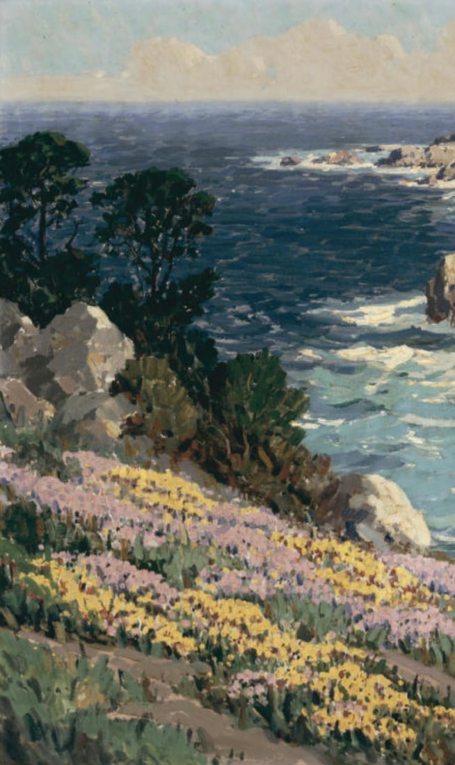 Carl Sammons (American, 1888-1968) Print: Carl Sammons (American, 1888-1968) Print. Big Sur, "1930". 21.75 x 18.00 inches. Please be aware that all lots in our auctions are sold "AS IS," in accordance with the Terms & Conditions of the Auctio