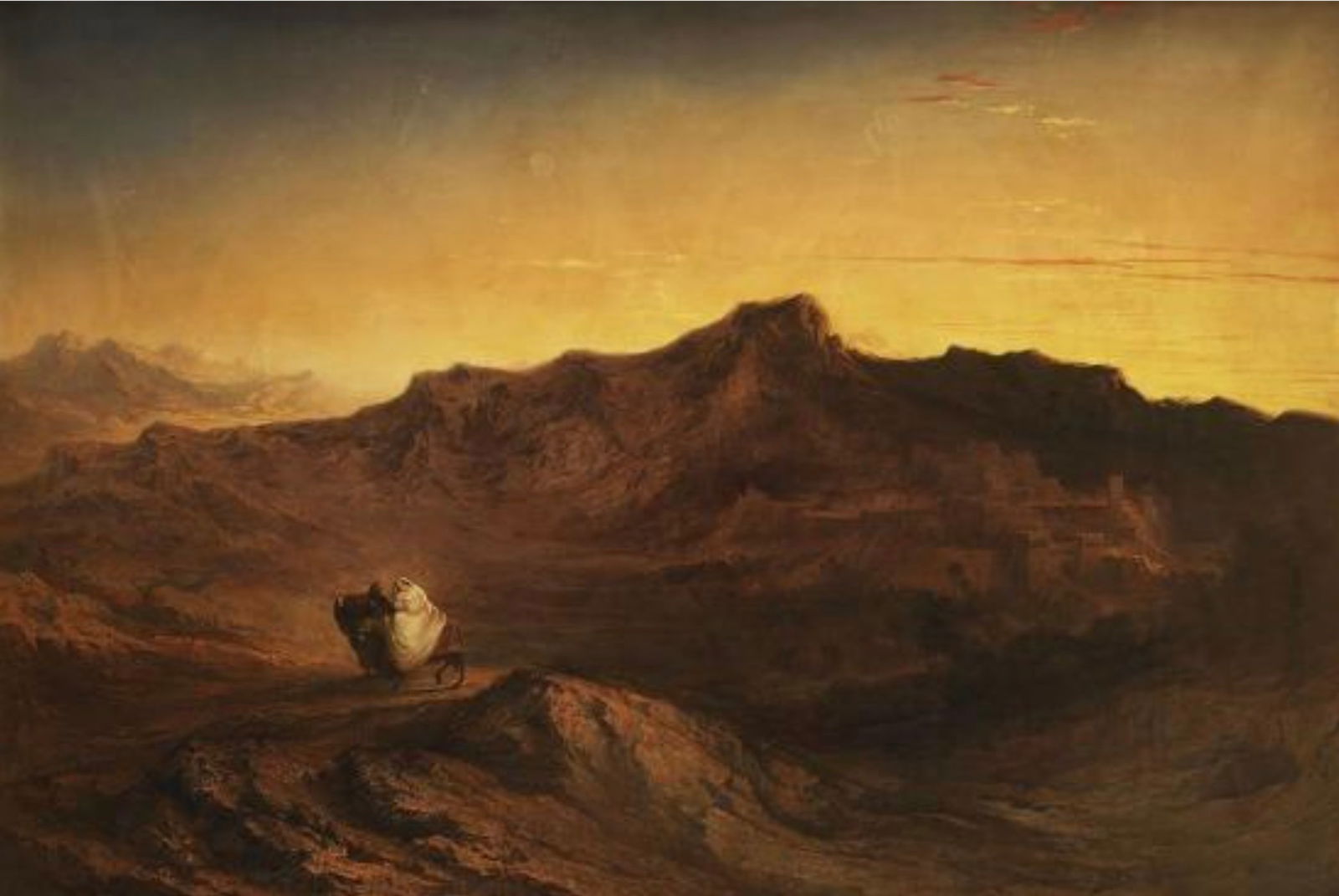 John Martin (British, 1789-1854) Print: John Martin (British, 1789-1854) Print. The Flight into Egypt. 17.75 x 11.00 inches. Please be aware that all lots in our auctions are sold "AS IS," in accordance with the Terms & Conditions of the Au
