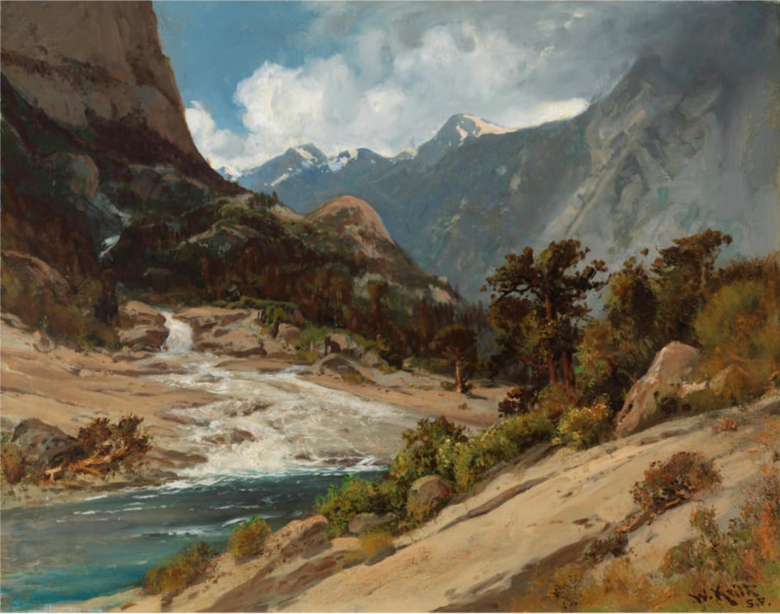 William Keith (American, 1838-1911) Print: William Keith (American, 1838-1911) Print. Hetch Hetchy Side Canyon, I, "1908". 20.75 x 17.25 inches. Please be aware that all lots in our auctions are sold "AS IS," in accordance with the Terms & Con