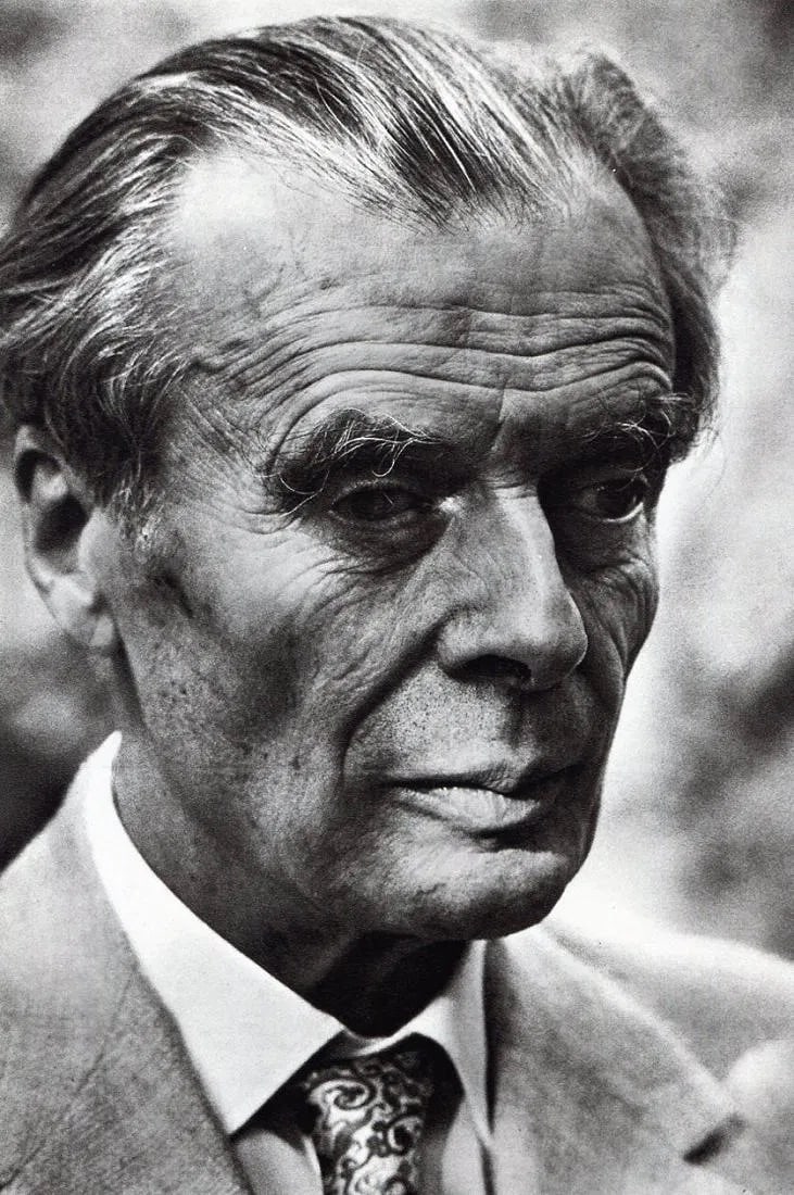 Jeanloup Sieff (French, 1933-2000) Print: Jeanloup Sieff (French, 1933-2000) Print. Aldous Huxley, Hollywood, "1962". Printed in 1982, France. 6.00 x 9.00 inches. Please be aware that all lots in our auctions are sold "AS IS," in accordance w