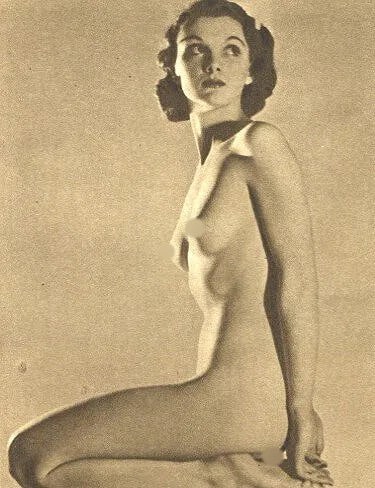 John Everard (British, 1890-1972) Print: John Everard (British, 1890-1972) Print. Studio Pose, Nude. Printed in 1940, United Kingdom. 4.00 x 5.00 inches. Please be aware that all lots in our auctions are sold "AS IS," in accordance with the
