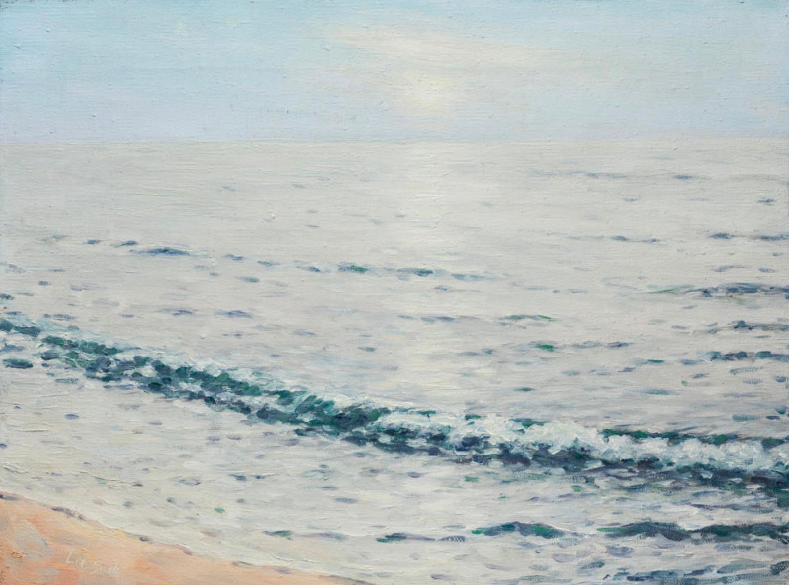 Hughie Lee-Smith (American, 1915-1999) Print: Hughie Lee-Smith (American, 1915-1999) Print. Sunrise Over Lake Erie, "1950". 21.50 x 16.00 inches. Please be aware that all lots in our auctions are sold "AS IS," in accordance with the Terms & Condi