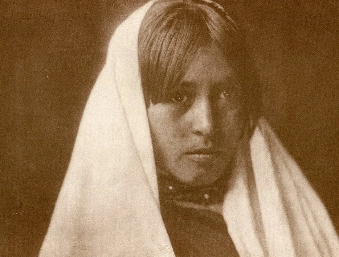 Edward Curtis (American, 1868-1952) Print: Edward Curtis (American, 1868-1952) Print. Medicine Root, Taos. Printed in 1972. 9.00 x 6.00 inches. Please be aware that all lots in our auctions are sold "AS IS," in accordance with the Terms & Cond