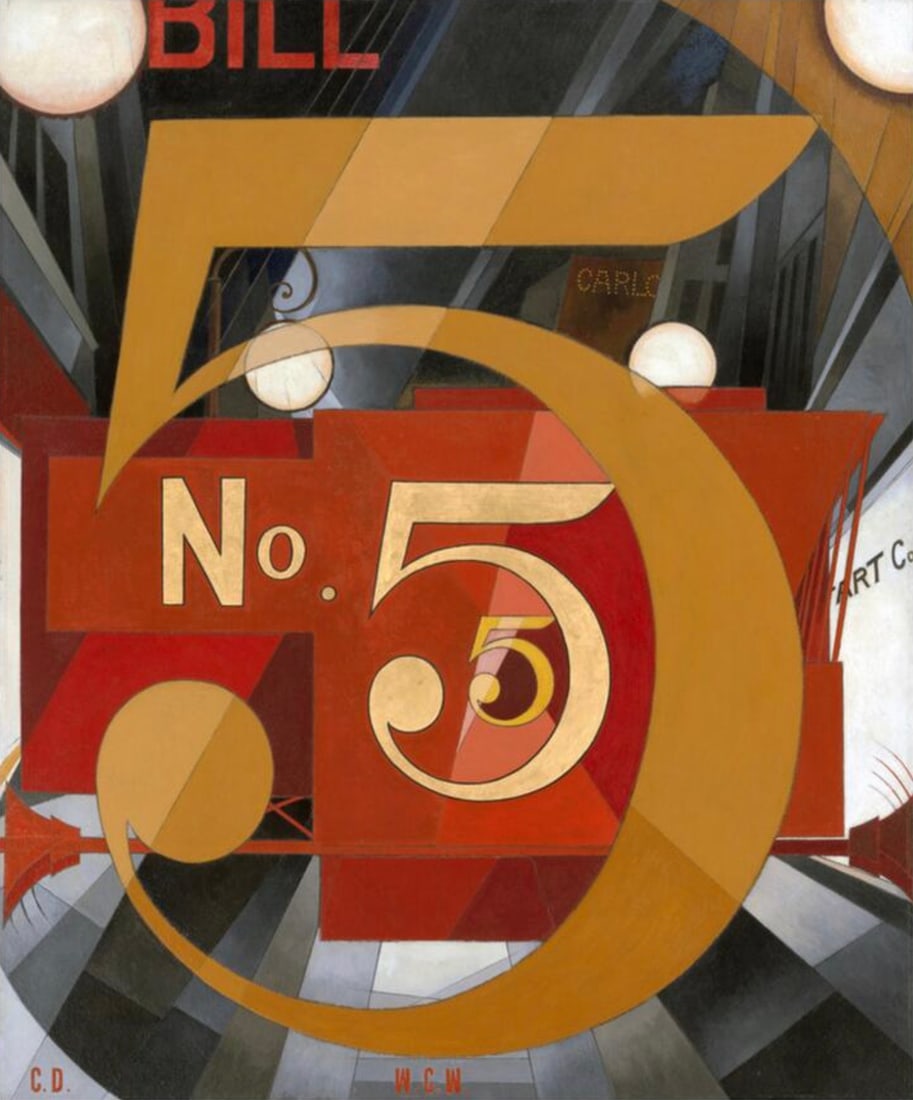 Charles Demuth (American, 1883-1935) Print: Charles Demuth (American, 1883-1935) Print. I Saw the Figure 5 in Gold, "1928". 29.50 x 35.50 inches. Please be aware that all lots in our auctions are sold "AS IS," in accordance with the Terms & Con