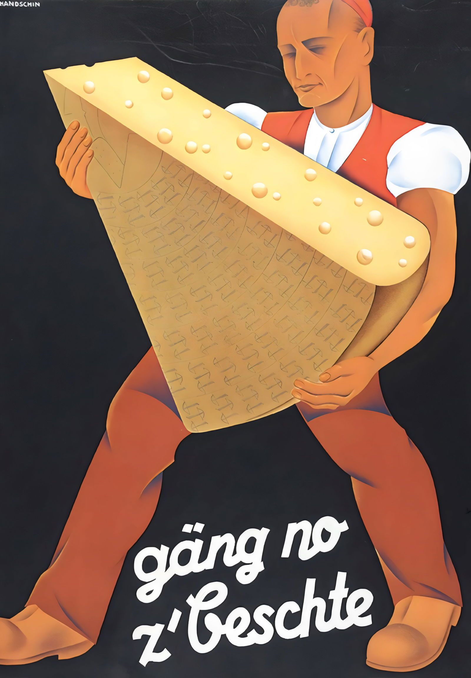 Cheese Poster: Cheese Poster. Bonded to fabric. Medium Size. Please be aware that all lots in our auctions are sold "AS IS," in accordance with the Terms & Conditions of the Auction. All "dates" inside quotations ("