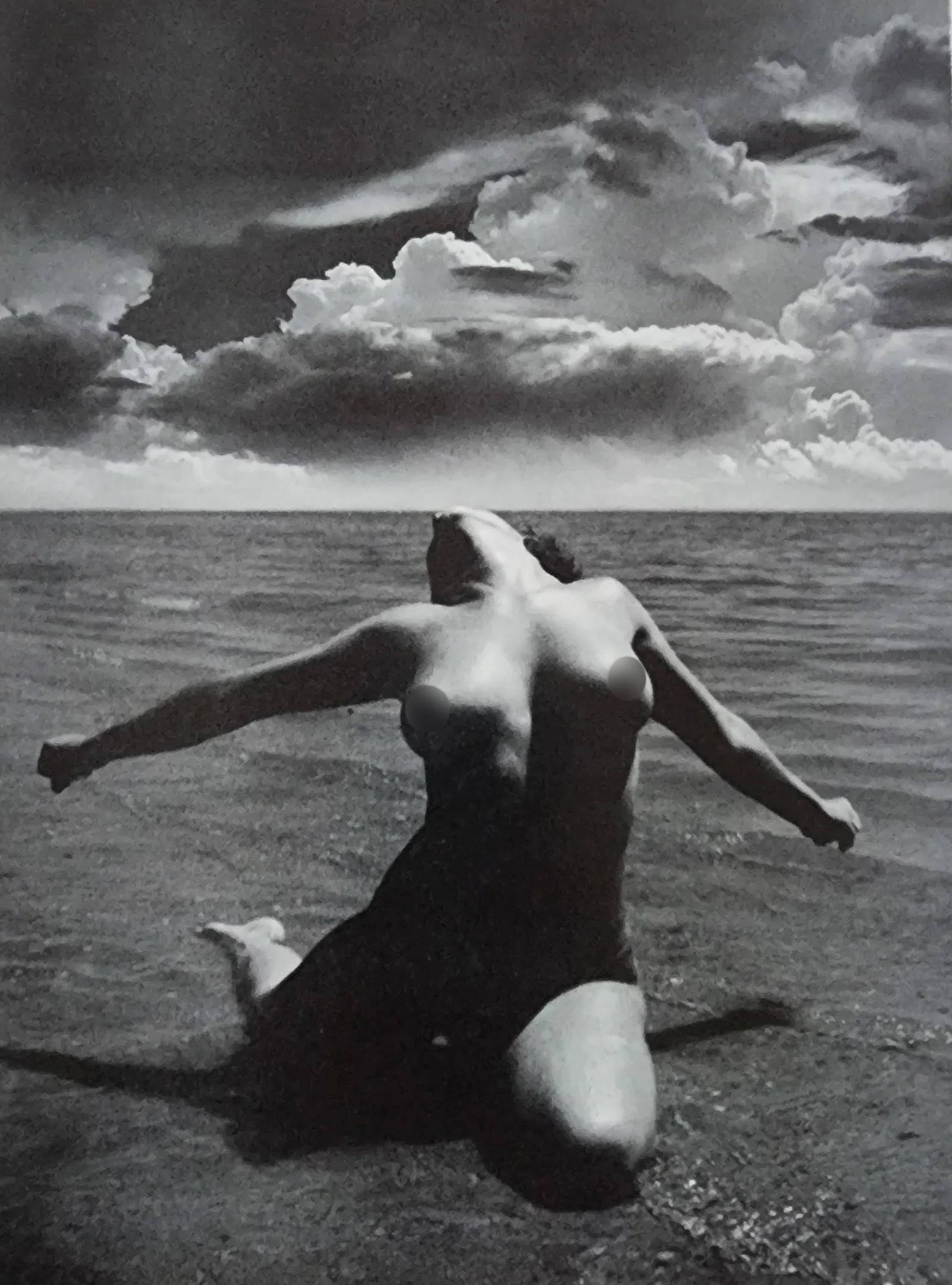 Andre de Dienes (American, 1913-1985) Print: Andre de Dienes (American, 1913-1985) Print. Sun-Warmed Nude, 1965. Printed in 1965, United Kingdom. 11.00 x 8.00 inches. Please be aware that all lots in our auctions are sold "AS IS," in accordance 