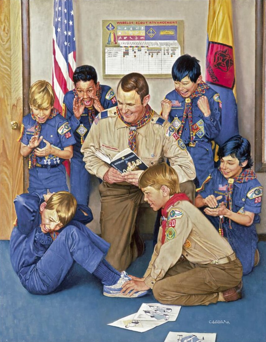 Joseph Csatari (American, b. 1944) Print: Joseph Csatari (American, b. 1944) Print. You Can Do It, "1989". 18.75 x 25.00 inches. Please be aware that all lots in our auctions are sold "AS IS," in accordance with the Terms & Conditions of the