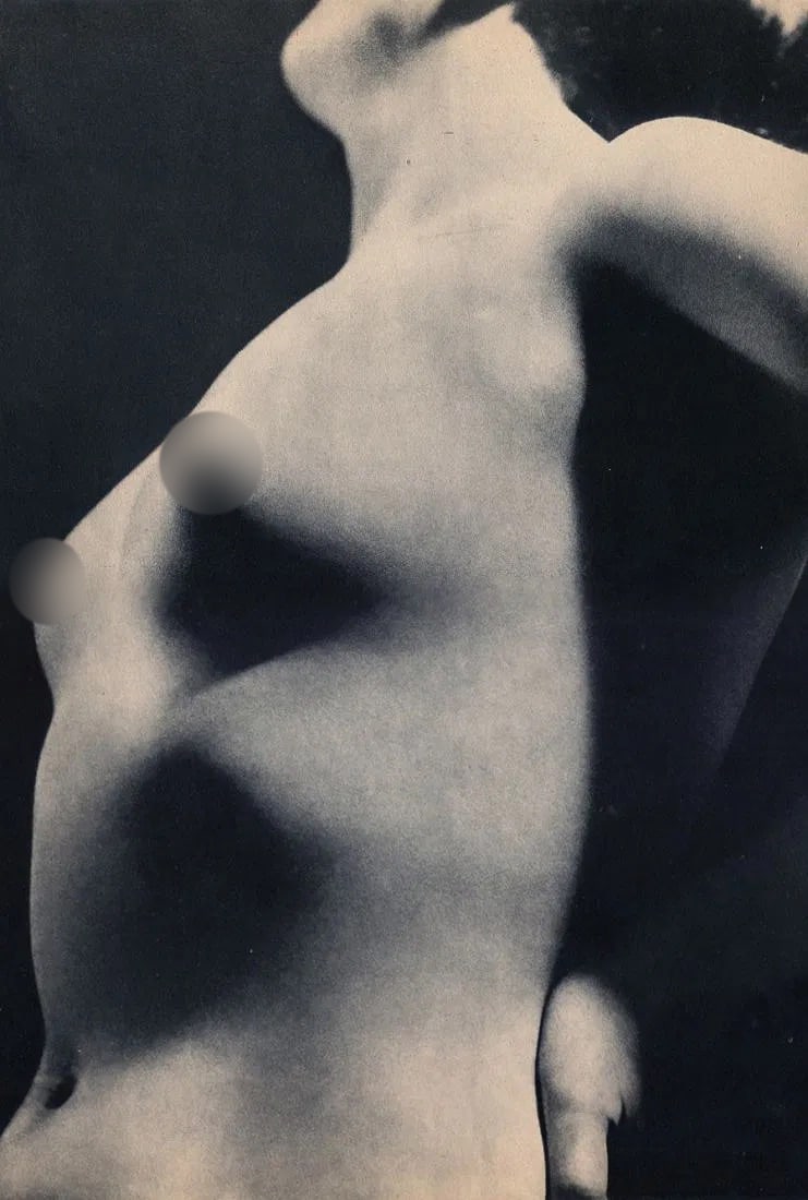 Ergy Landau (Hungarian-French, 1896-1967) Print: Ergy Landau (Hungarian-French, 1896-1967) Print. Torso, Female Nude. Printed in 1948, France. 9.50 x 13.00 inches. Please be aware that all lots in our auctions are sold "AS IS," in accordance with th