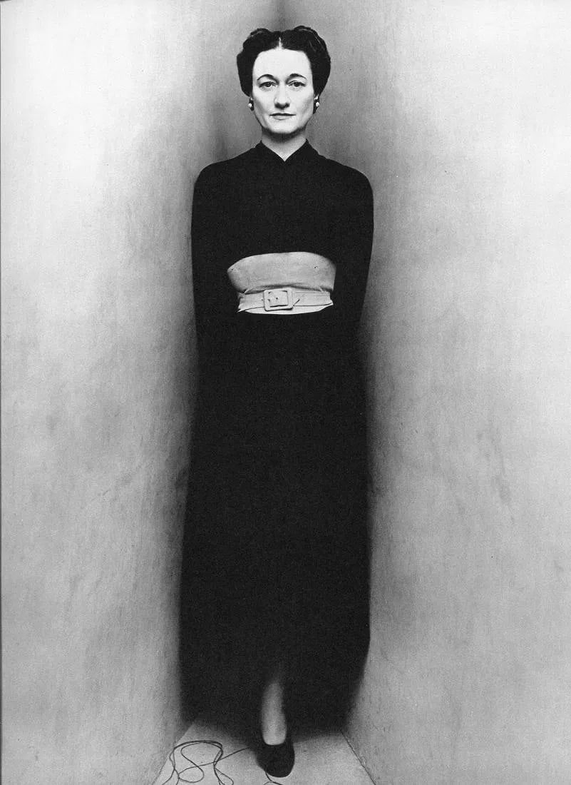 Irving Penn (American, 1917-2009) Print: Irving Penn (American, 1917-2009) Duchess of Windsor, "1948". Printed in 1960, Switzerland. 9.00 x 12.00 inches. Please be aware that all lots in our auctions are sold "AS IS," in accordance with the