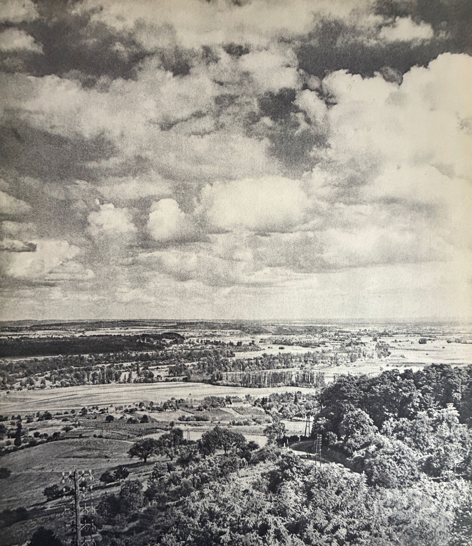 Marcel Bovis (French, 1904-1997) Print: Marcel Bovis (French, 1904-1997) Print. Vue sur la Loire prise de Sancerre. Printed in 1939, France. 10.50 x 9.00 inches. Please be aware that all lots in our auctions are sold "AS IS," in accordance