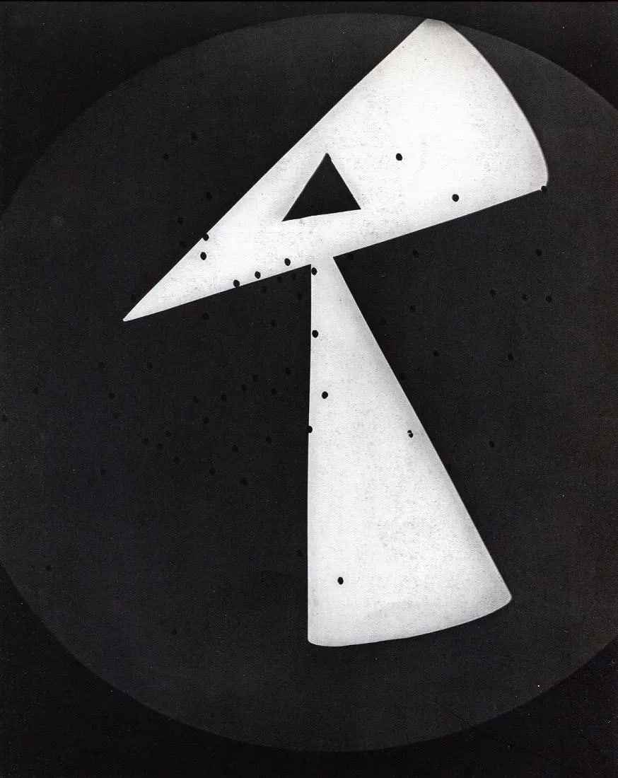 Man Ray (American, 1890-1976) Print: Man Ray (American, 1890-1976) Print. Rayograph. Printed in 1934, France. 8.00 x 9.50 inches. Please be aware that all lots in our auctions are sold "AS IS," in accordance with the Terms & Conditions