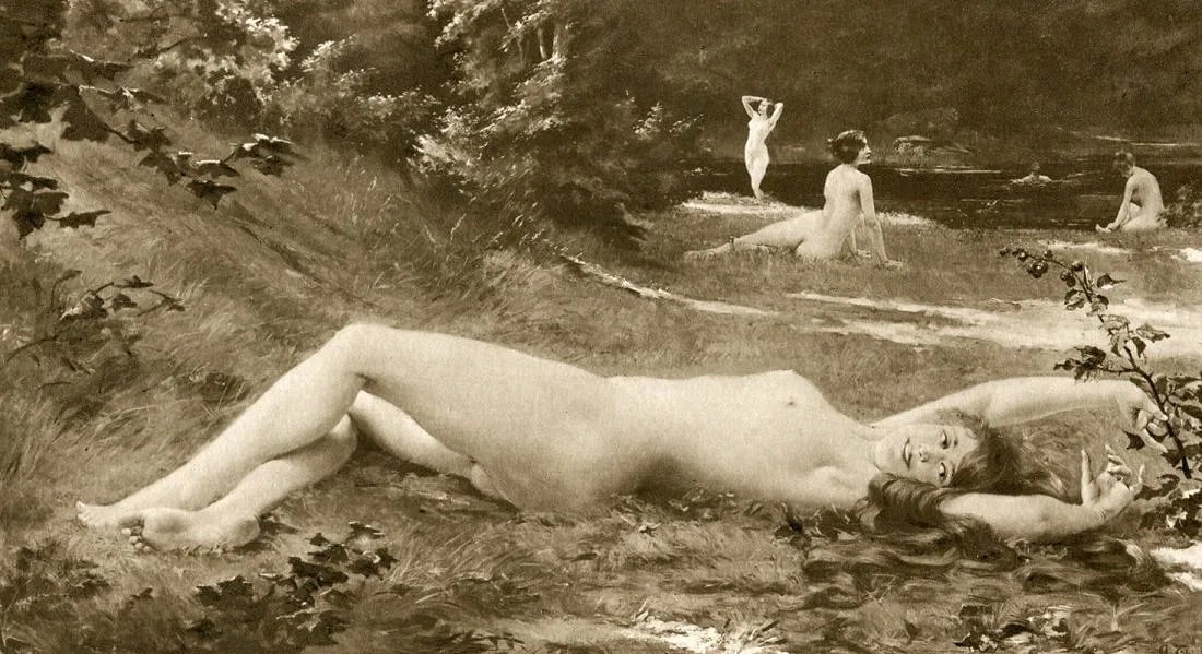 H. Roger-Viollet (French, 1900-1985) Print: H. Roger-Viollet (French, 1900-1985) Print. Nude. Printed in 1952, France. Edition of 2000. Please be aware that all lots in our auctions are sold "AS IS," in accordance with the Terms & Conditions