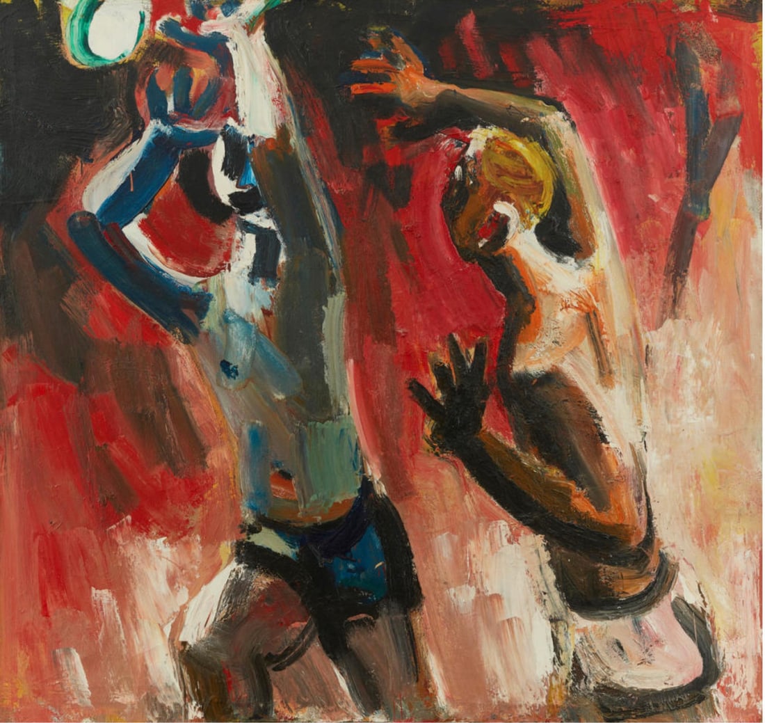 David Park (American, 1911-1960) Print: David Park (American, 1911-1960) Print. Beachball, "1959". 20.00 x 20.00 inches. Please be aware that all lots in our auctions are sold "AS IS," in accordance with the Terms & Conditions of the