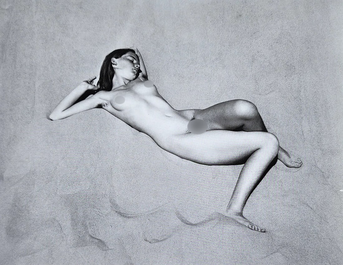 Edward Weston (American, 1886-1958) Print: Edward Weston (American, 1886-1958) Print. Nude #93, "1937". Printed in 1977, USA. 6.50 x 8.50 inches. Please be aware that all lots in our auctions are sold "AS IS," in accordance with the Terms &