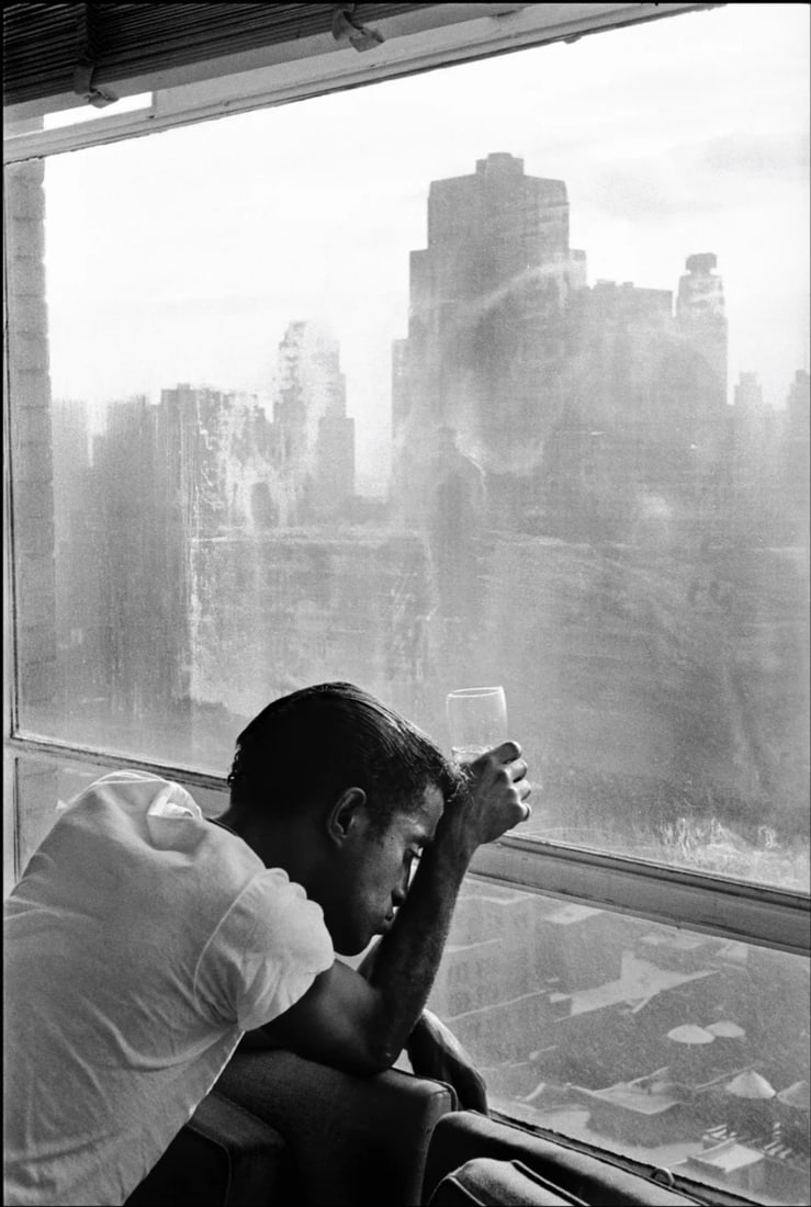 Burt Glinn (American, 1925-2008) Print: Burt Glinn (American, 1925-2008) Print. Sammy Davis Jr, Manhattan Window, "1959". 14.00 x 20.00 inches. Please be aware that all lots in our auctions are sold "AS IS," in accordance with the Terms &