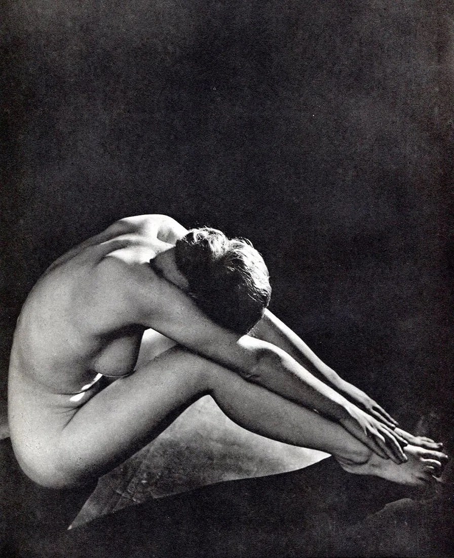 John Everard (British, b. 1949) Print: John Everard (British, b. 1949) Print. Nude. Printed in 1954, United Kingdom. 8.00 x 10.00 inches. Collotype. Please be aware that all lots in our auctions are sold "AS IS," in accordance with the