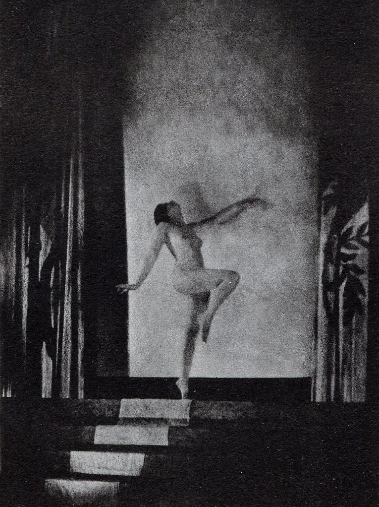 William Rittase (American, 1894-1968) Print: William Rittase (American, 1894-1968) Print. Abandon, Female Nude. Printed in 1926. Edition of 1750. 5.00 x 7.00 inches. Please be aware that all lots in our auctions are sold "AS IS," in accordance