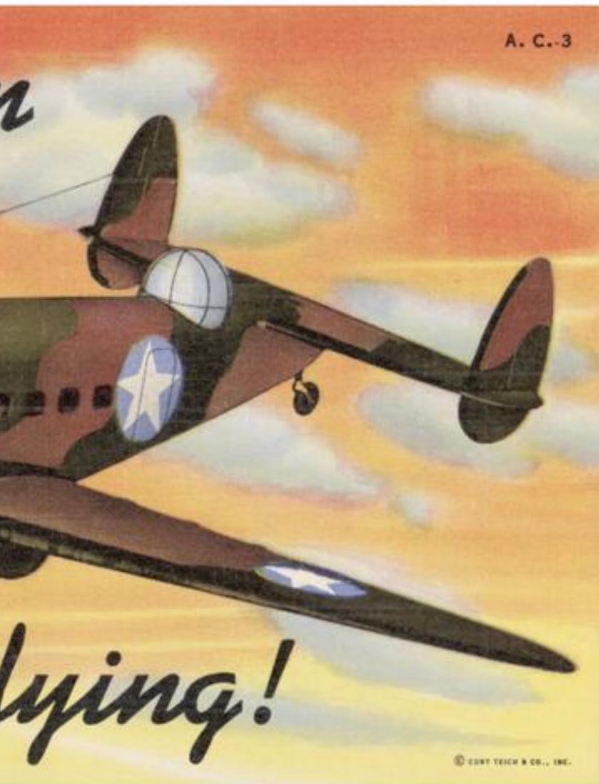 "Keep 'Em Flying!" Poster - 2