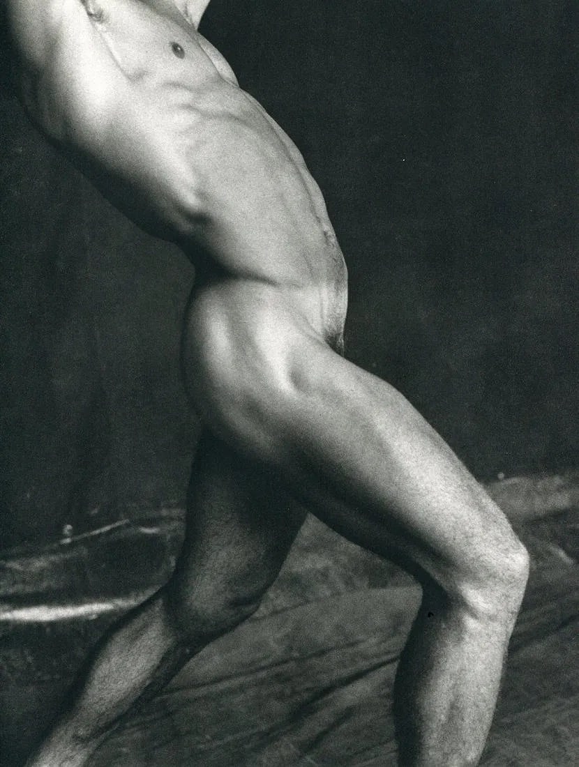 Bruce Weber (American, b. 1949) Print: Bruce Weber (American, b. 1949) Print. Male Nude. Printed in 1983. 9.00 x 12.00 inches. Please be aware that all lots in our auctions are sold "AS IS," in accordance with the Terms & Conditions of