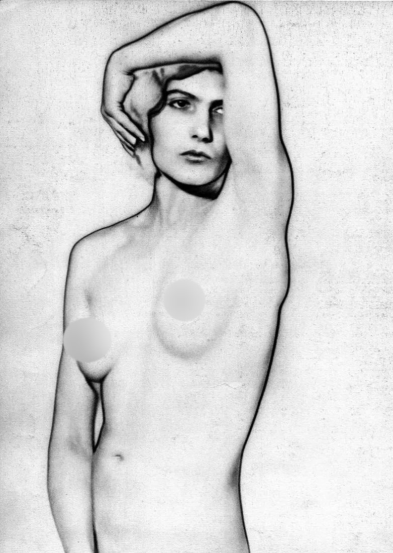 Man Ray (American, 1890-1976) Print: Man Ray (American, 1890-1976) Print. Nude, Natacha, Solarization, Female. Printed in 1934, France. 9.00 x 11.00 inches. Please be aware that all lots in our auctions are sold "AS IS," in accordance