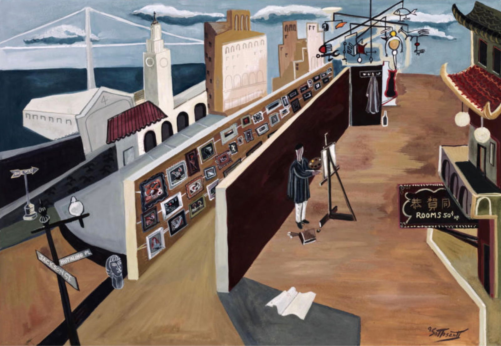 Angelo A. Sottosanti (American, 1895-1977) Print (1 of 3)