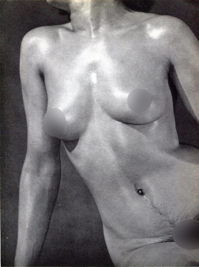 Rudolf H. Hoffmann (German, 1902-1990) Print: Rudolf H. Hoffmann (German, 1902-1990) Print. Nude, Torso. Printed in 1936. 8.50 x 10.50 inches. Please be aware that all lots in our auctions are sold "AS IS," in accordance with the Terms &