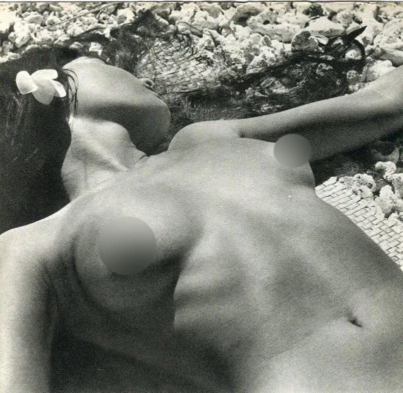 Adolphus E. Sylvain (American, 1911-1996) Print: Adolphus E. Sylvain (American, 1911-1996) Print. Tahiti Nude. Printed in 1966, France. 5.50 x 5.00 inches. Please be aware that all lots in our auctions are sold "AS IS," in accordance with the Terms