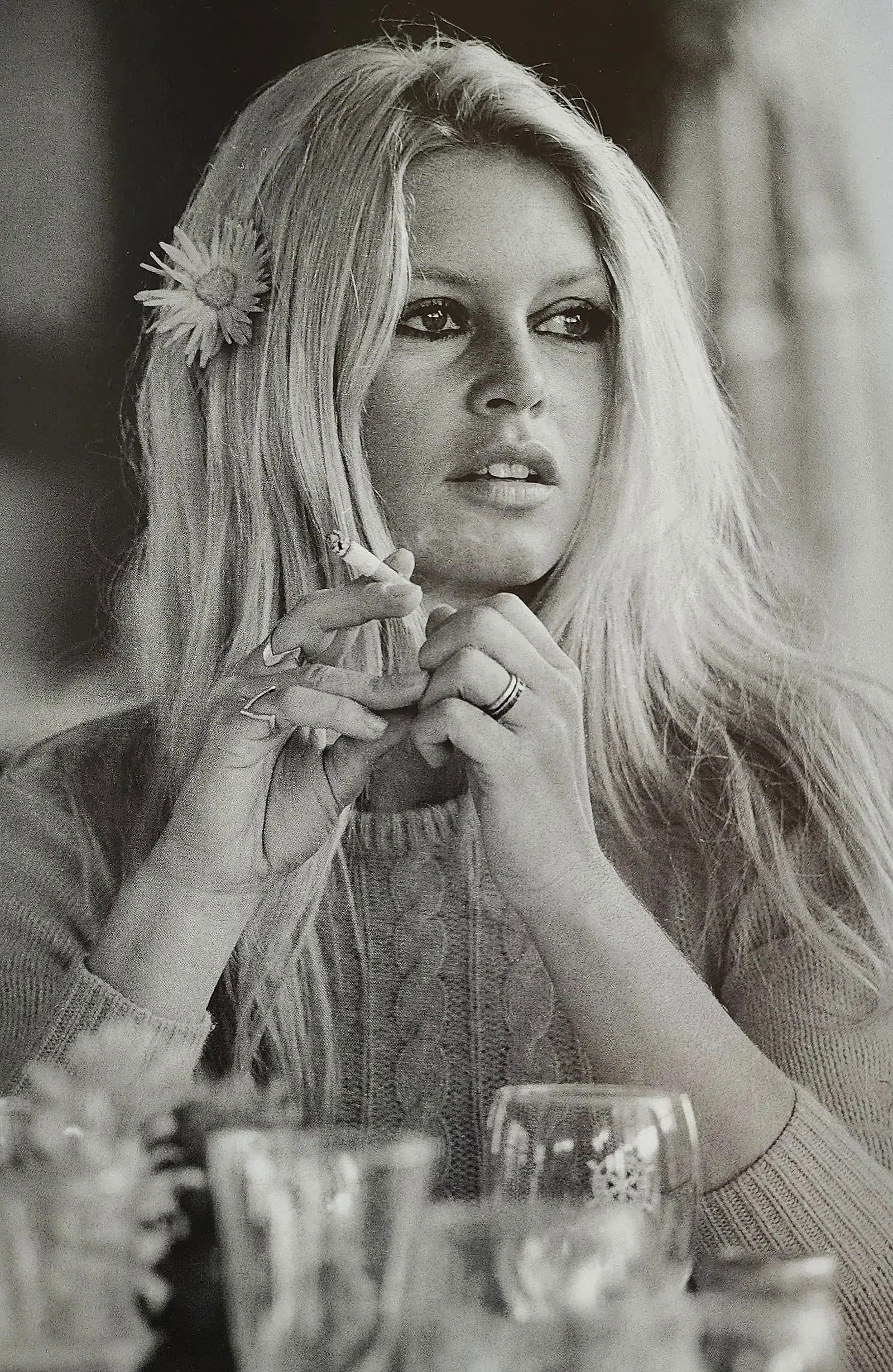Terry O'Neill (British, 1938-2019) Brigitte Bardot Print: Terry O'Neill (British, 1938-2019) Brigitte Bardot, "1968" Print. 8.50 x 11.00 inches. Please be aware that all lots in our auctions are sold "AS IS," in accordance with the Terms & Conditions of the