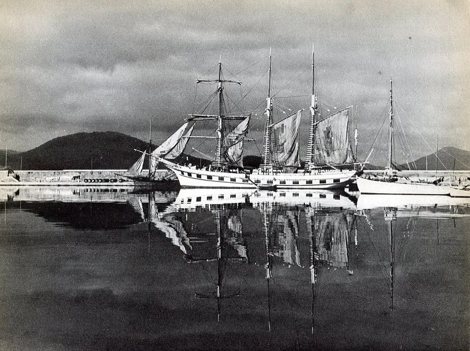 Peter Powell Print: Peter Powell Print. Sailing Ship. Printed in 1934, France. 9.00 x 7.00 inches. Please be aware that all lots in our auctions are sold "AS IS," in accordance with the Terms & Conditions of the Auction.