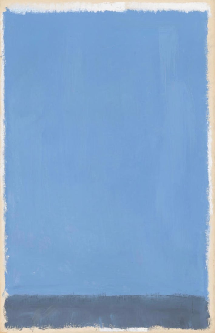 Mark Rothko (American, 1903-1970) Print: Mark Rothko (American, 1903-1970) Print. Untitled, "1969". 38.50 x 25.00 inches. Please be aware that all lots in our auctions are sold "AS IS," in accordance with the Terms & Conditions of the