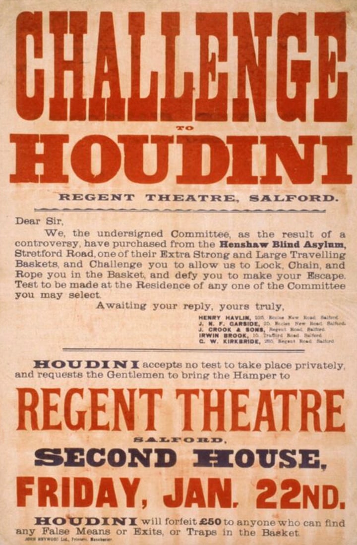 Houdini Poster (1 of 3)