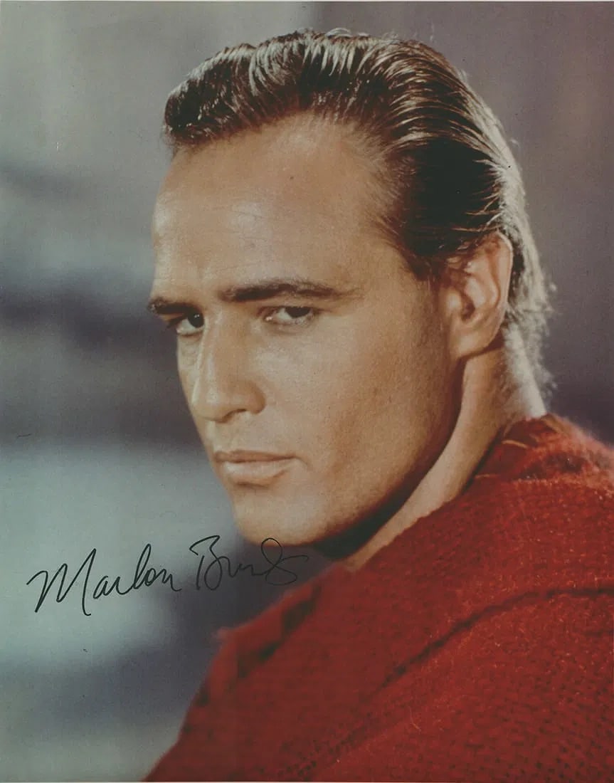 Marlon Brando Signed Facismile Photo (1 of 1)