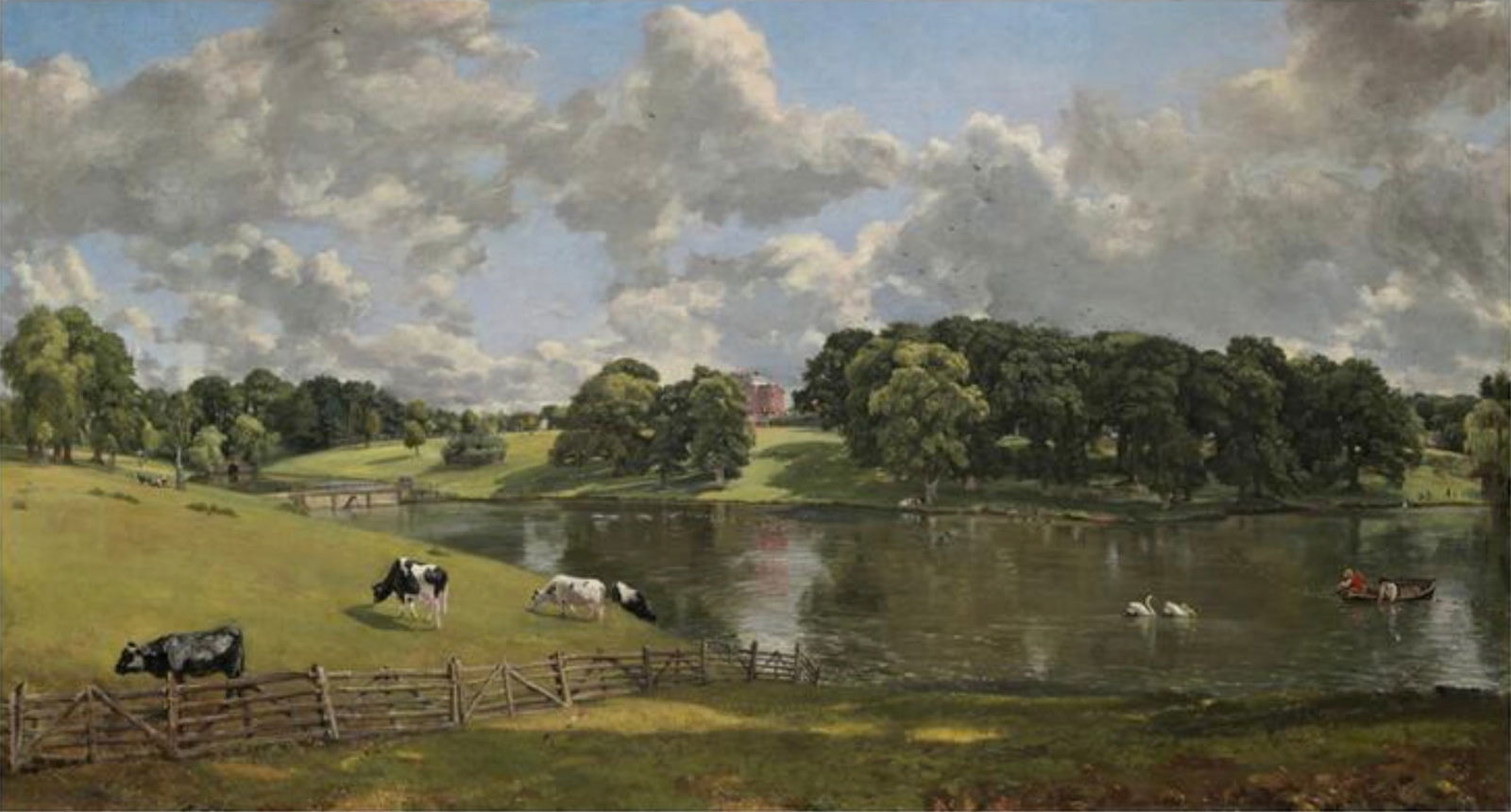 John Constable (British, 1776-1837) Print: John Constable (British, 1776-1837) Print. Wivenhoe Park, Essex, "1816". 36.50 x 19.50 inches. Please be aware that all lots in our auctions are sold "AS IS," in accordance with the Terms &