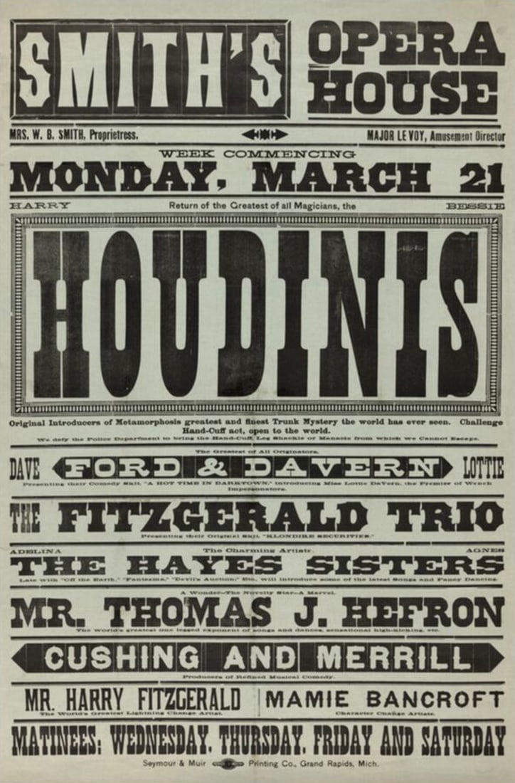 Houdini Poster (1 of 3)