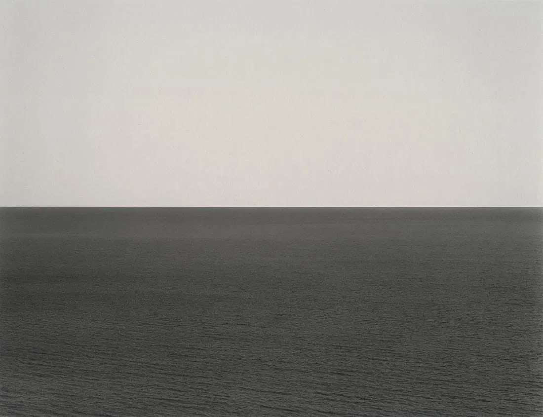 Hiroshi Sugimoto (Japanese, b. 1948) Print: Hiroshi Sugimoto (Japanese, b. 1948) Print. North Pacific Ocean, Ohkurosaki, "2002". Printed in 2005, Germany. 8.50 x 6.50 inches. Please be aware that all lots in our auctions are sold "AS IS," in