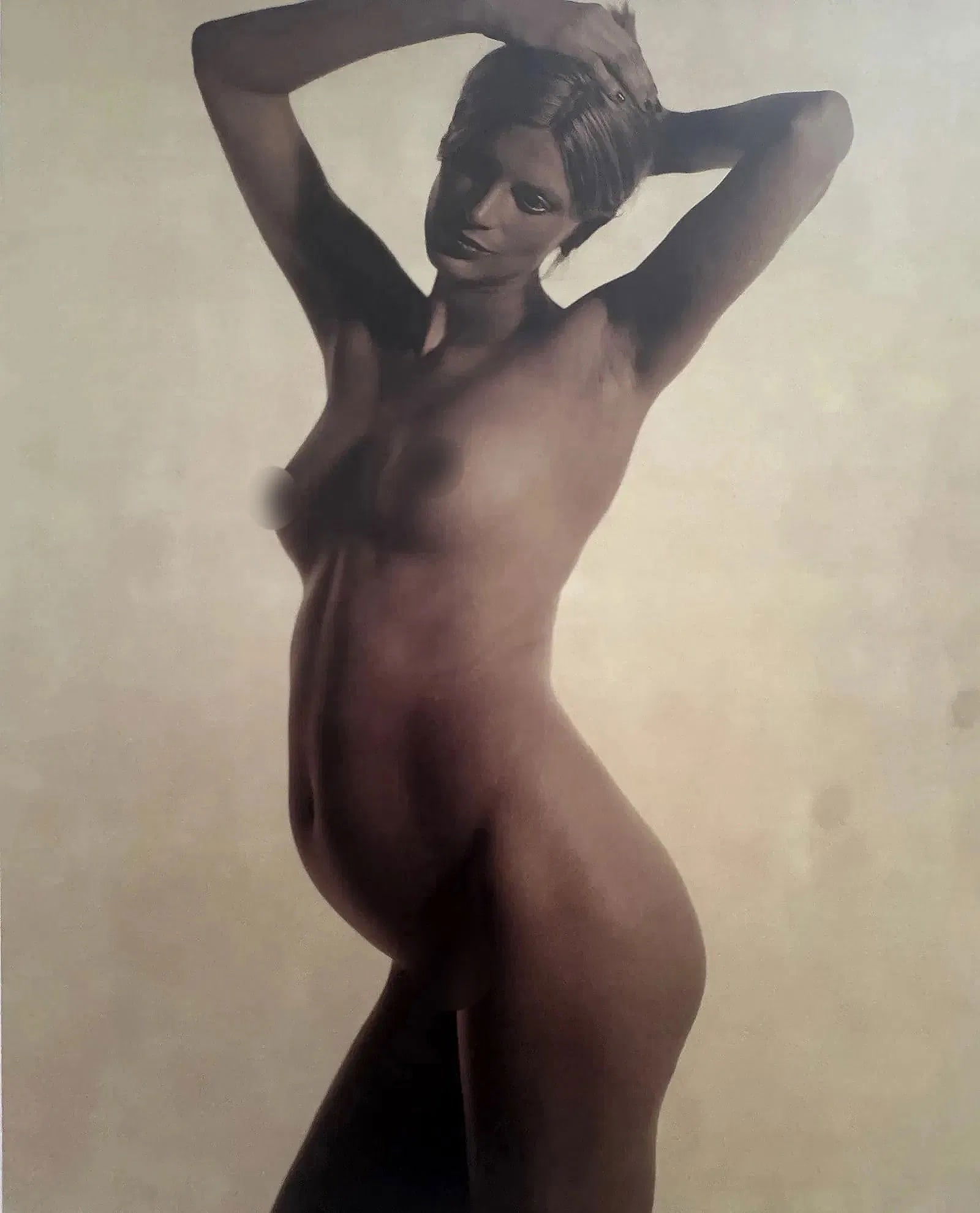 Karl Lagerfeld (German, 1933-2019) Kristen McMenamy Print (1 of 1)