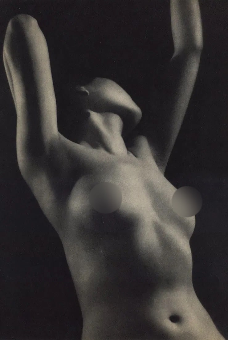 Liu Shu Chong (Chinese, b. 1943) Print: Liu Shu Chong (Chinese, b. 1943) Print. Nude. Printed in 1948, France. 9.50 x 13.00 inches. Please be aware that all lots in our auctions are sold "AS IS," in accordance with the Terms & Conditions of