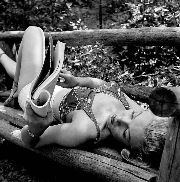 Ed Clark (American, 1911-2000) Marilyn Monroe Print: Ed Clark (American, 1911-2000) Marilyn Monroe, Griffith Park, Los Angeles, California. 24.00 x 24.00 inches. Please be aware that all lots in our auctions are sold "AS IS," in accordance with the Term