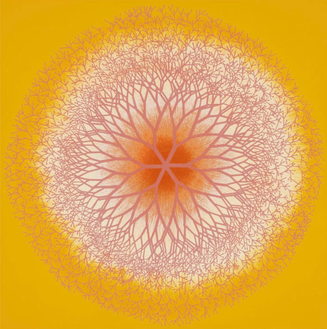 Ruth Asawa (American, 1926-2013) Print: Ruth Asawa (American, 1926-2013) Print. Tam. 1460, "1965". 28.75 x 28.75 inches. Please be aware that all lots in our auctions are sold "AS IS," in accordance with the Terms & Conditions of the