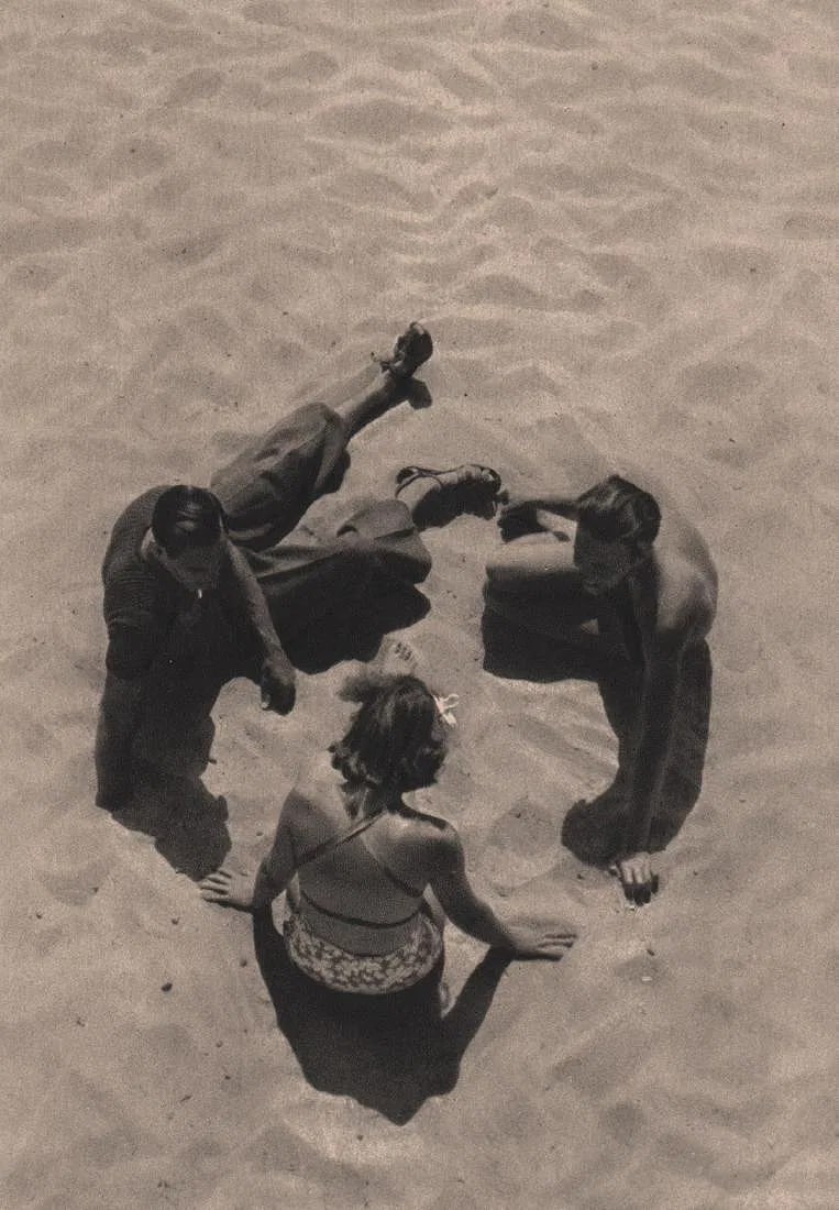 Maurice Bernard Print: Maurice Bernard Print. Beach Group. Printed in 1947. Size: 6.00 x 9.00 inches. Please be aware that all lots in our auctions are sold "AS IS," in accordance with the Terms & Conditions of the