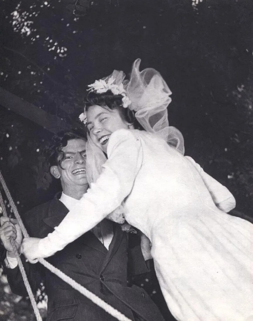 Robert Doisneau (France, 1912-1994) Print: Robert Doisneau (France, 1912-1994) Print. Another Wedding. Printed in 1949. 6.75 x 9.00 inches. Please be aware that all lots in our auctions are sold "AS IS," in accordance with the Terms & Conditio