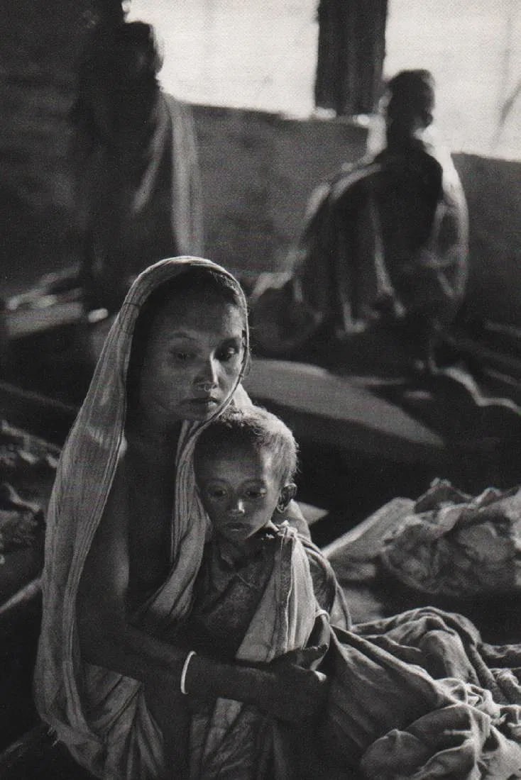 Marc Riboud (France, 1923-2016) Print: Marc Riboud (France, 1923-2016) Print. Refuge Camp Bangladesh, "1971". Printed in 1972. 5.75 x 8.50 inches. Please be aware that all lots in our auctions are sold "AS IS," in accordance with the