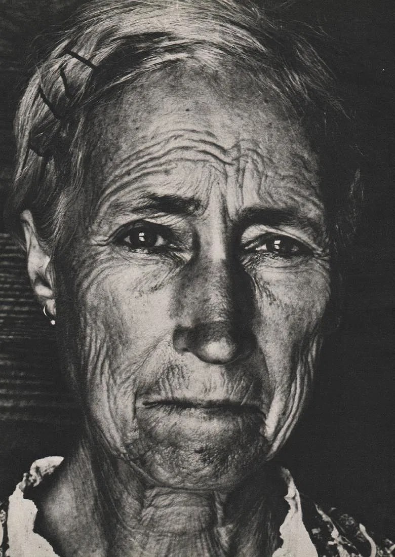 Margaret Bourke-White (American, 1904-1971) Print: Margaret Bourke-White (American, 1904-1971) Print. Sharecroppers Wife. Printed in 1957. 8.00 x 11.00 inches. Please be aware that all lots in our auctions are sold "AS IS," in accordance with the