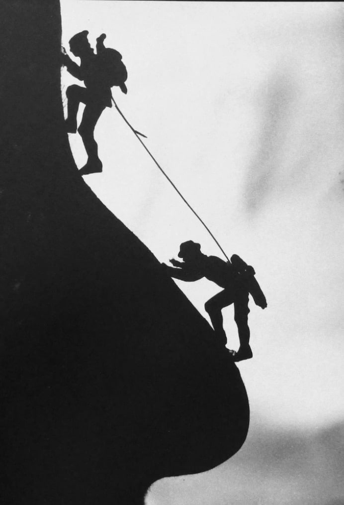 Allan I. Teger (American, 1934-2015) Photograph: Allan I. Teger (American, 1934-2015) Photograph. Bodyscapes, Climbers. Edition of 100. Signed and dated, 1977. 6.50 x 9.50 inches. Please be aware that all lots in our auctions are sold "AS IS," in