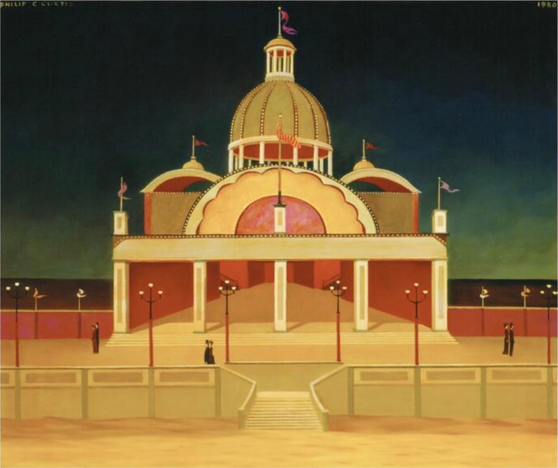 Philip C. Curtis (American, 1907-2000) Print: Philip C. Curtis (American, 1907-2000) Print. Casino, "1980". 34.50 x 29.00 inches. Please be aware that all lots in our auctions are sold "AS IS," in accordance with the Terms & Conditions of the