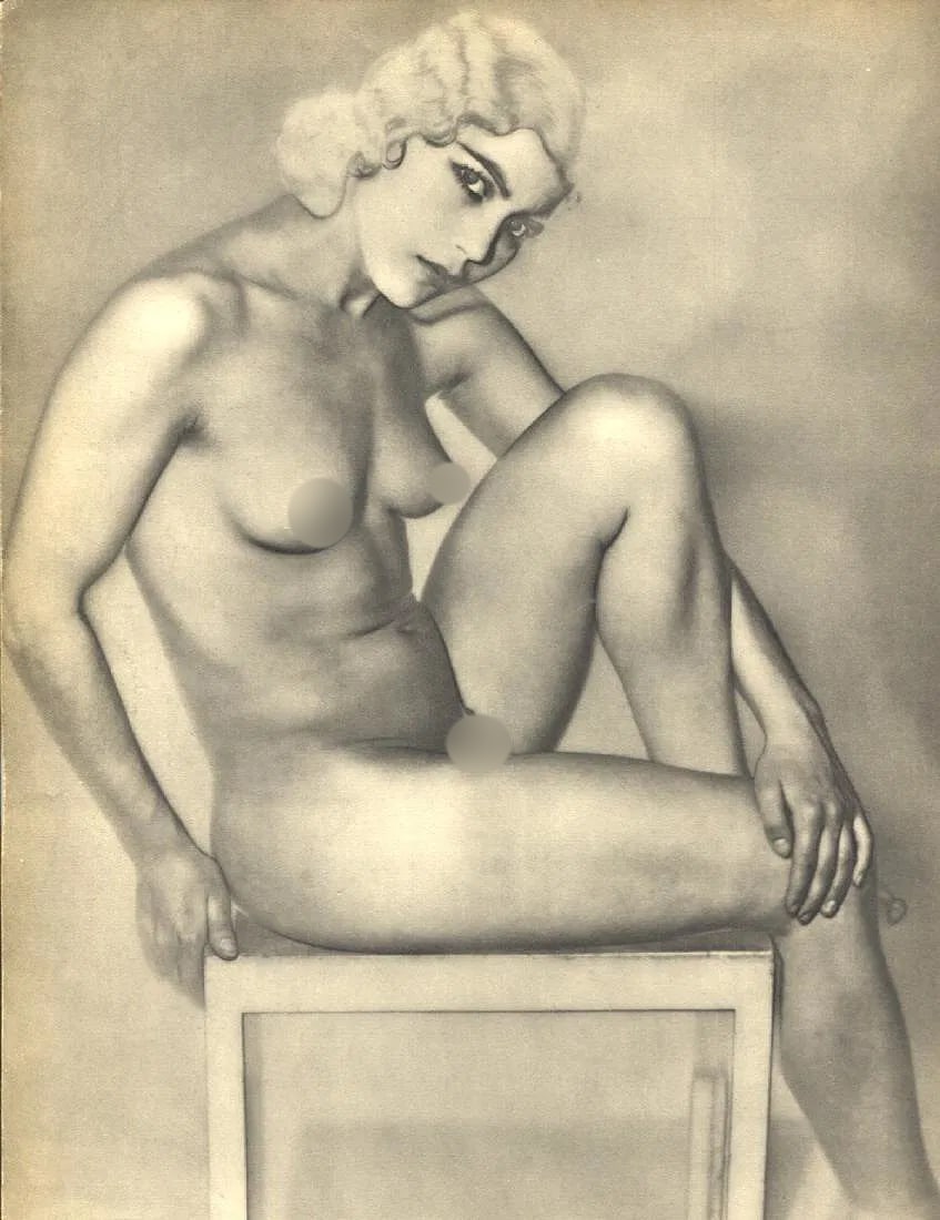 Man Ray (American,1890 - 1976) Print: Man Ray (American,1890 - 1976) Print. Solarized Nude (Natacha), "1930". Printed in 1934. 8.00 x 10.50 inches. Please be aware that all lots in our auctions are sold "AS IS," in accordance with the
